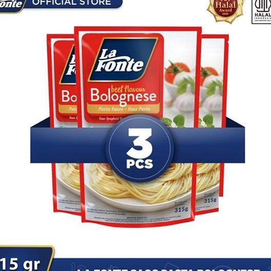 

LaFonteSaos Pasta Bolognese 315Gr - 3 Pcs