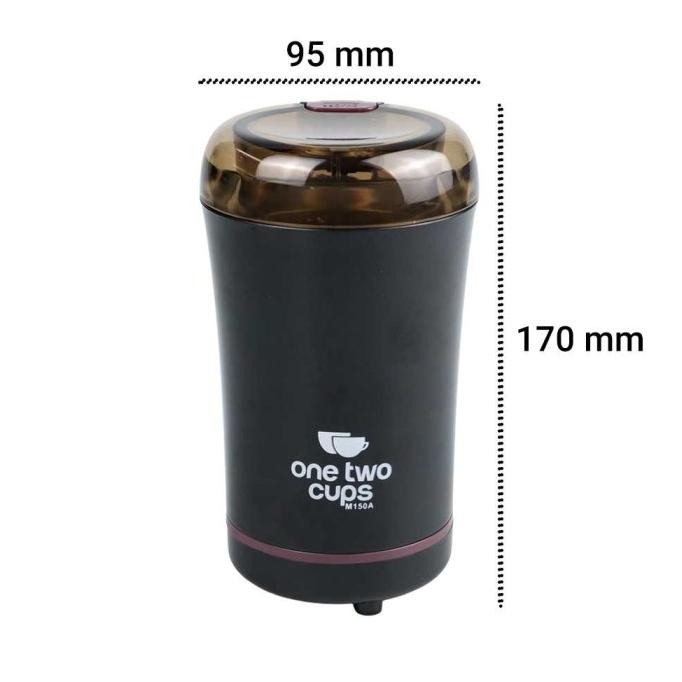 

Penggiling Biji Kopi Elektrik One Two Cups Coffee Grinder 150W - M150A