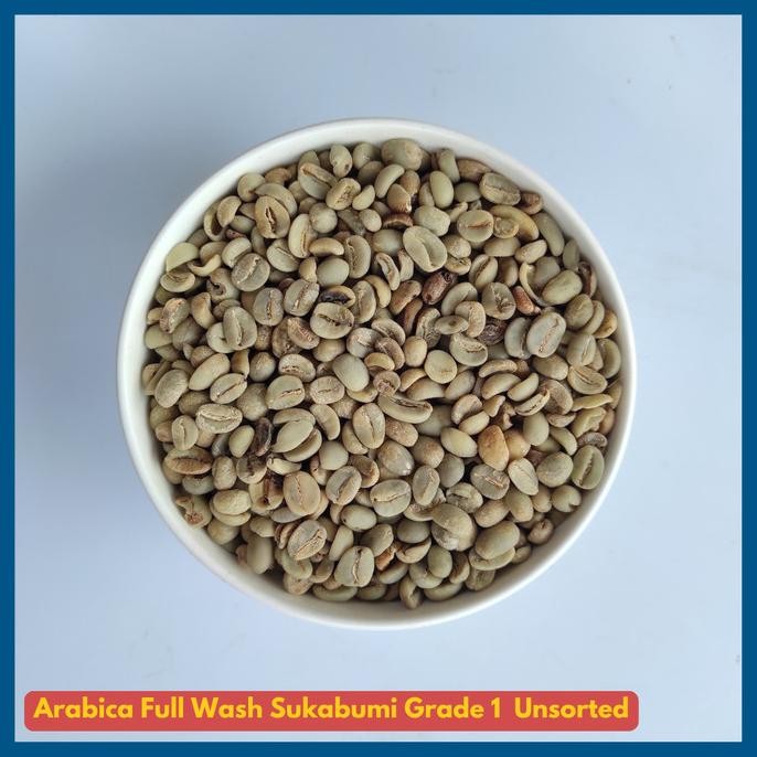 

Biji Kopi Green Bean Arabika Full Wash Sukabumi Grade 1