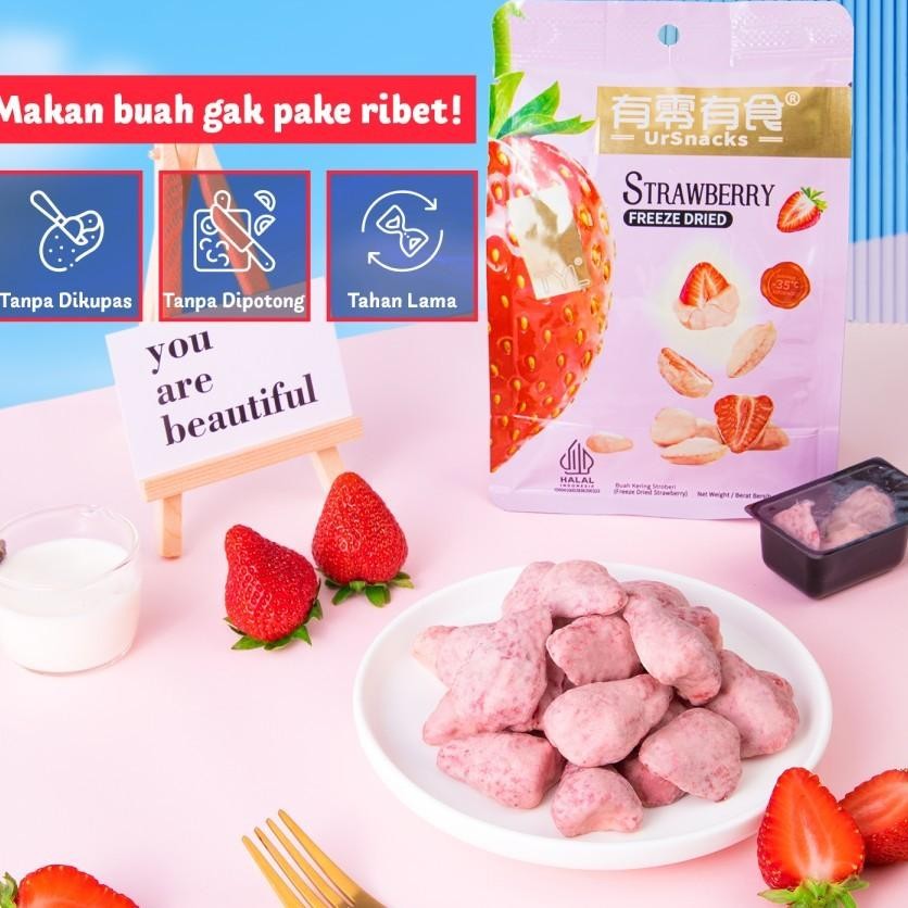 

Ursnas Bundle Of 5 - Freeze Dried Peach 30Gr + Durian 32Gr + Mango 32Gr + Strawberry 22Gr + 22Gr - Sna Keripik Buah Halal Bpom