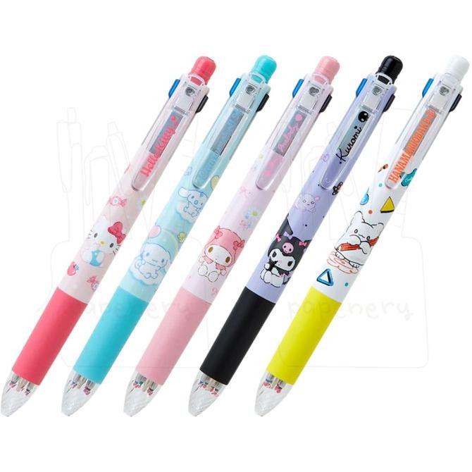 

Zebra Sarasa Multi 4+1 Sanrio Hello Kitty Cinnamoroll My Melody Kuromi Hanamaruobake Multifunction Gel Ink Pen 0.5mm Limited Edition