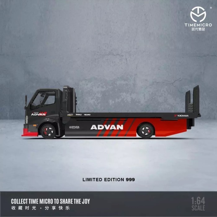 TM647202 - TIME MICRO 1/64 H300 FLATBED TRANSPORT TRAILER ADVAN