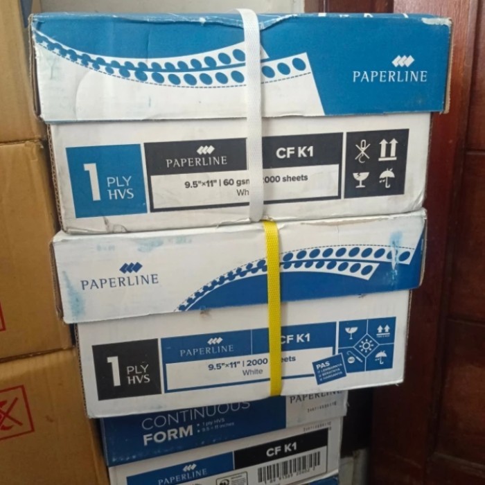 

continuous form / kertas komputer 1 ply 9.5 x 11 / 2000 shet