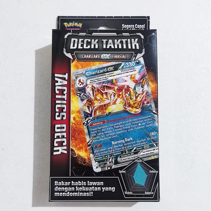 Kartu Pokemon Starter Deck Taktik Indonesia TCG - Charizard ex