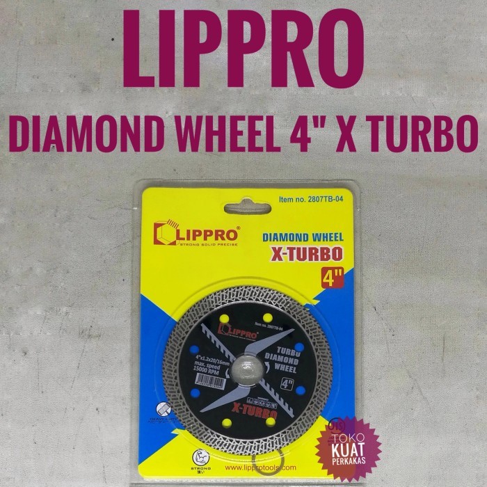 Diamond wheel X turbo 4" LIPPRO