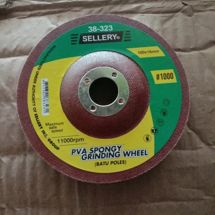 Sellery Batu Gerinda Sponge Batu Poles Keramik & Granit #80 - #1000