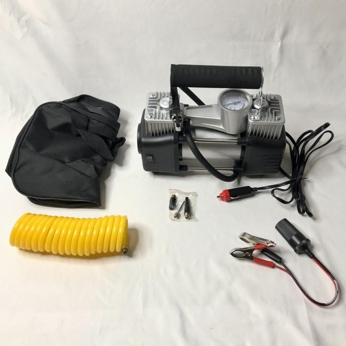 Pompa Ban Compressor Double Cylinder 12V 150 PSI - 628-4X4