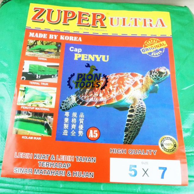 YQ501 Terpal A5 5x7 Zuper Ultra Hj Terpaulin Terpal plastik Terpal kolam ikan Terpal Lembaran Terpal