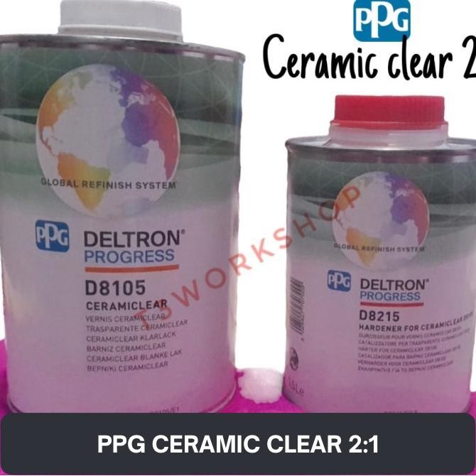 TERMURAH - Clearcoat Ppg ceramic clear D8105 2:1