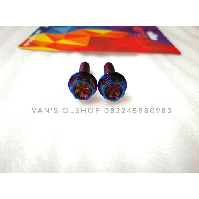 baut probolt blue untuk baut shock belakang nmax, aerox 155 & xmax 250 