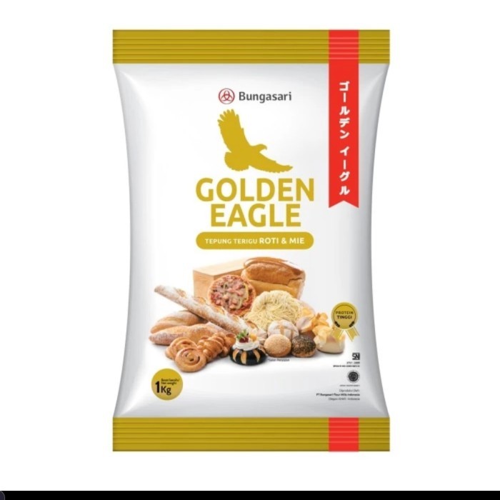 

Tepung terigu Golden Eagle 1dus isi 10 x 1kg