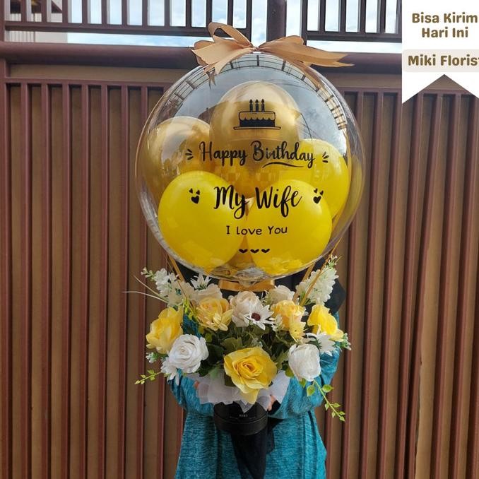 

BEBAS ONGKIR - Bloom Box Full bunga Small Box Kode 009 - miki florist