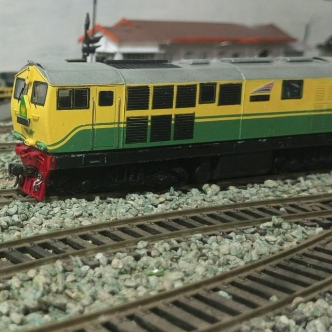 miniatur Kereta api mesin