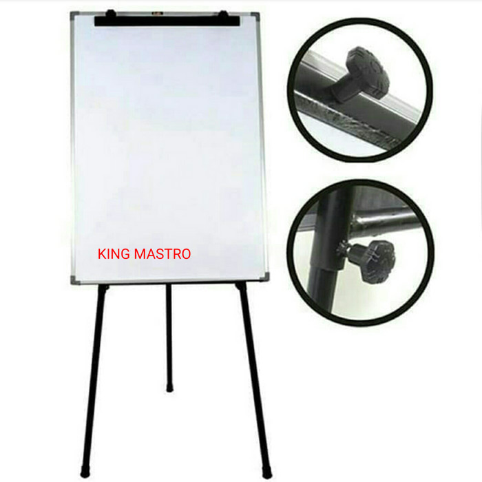 

TERBARU KEIKO WHITE BOARD/PAPAN TULIS FLIPCHART STAND 60X90 BISA GRAB!