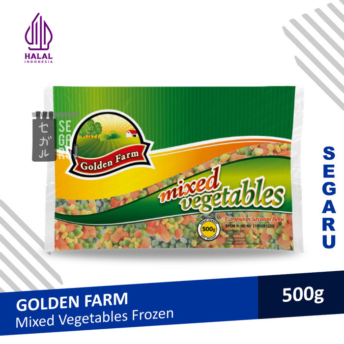 

Golden Farm Mix Vegetable Frozen Sayur Beku 500 Gram