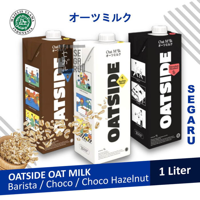 

Oatside Oat Milk Barista Blend / Chocolate / Hazelnut Susu Oat 1L