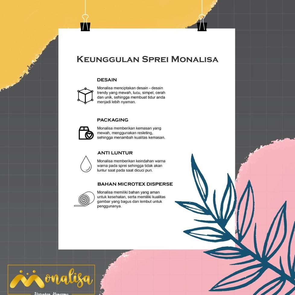 Sprei Resleting / Cover / Sarung Kasur Uk 90X200X20 Cm Motif Kter/Dewasa/Bola