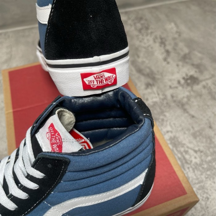 Vans Sk8 High Navy Original - Vans Sk8