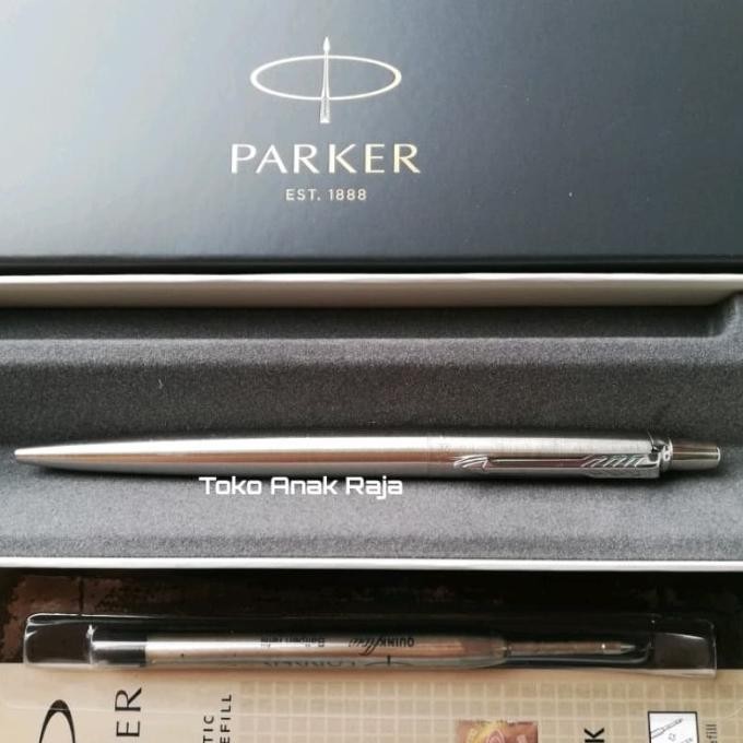 

Paket 1 Klik: 1 Pc Parker Jotter Ss Bp+1 Pc Refill Bp Original Dan Terpercaya
