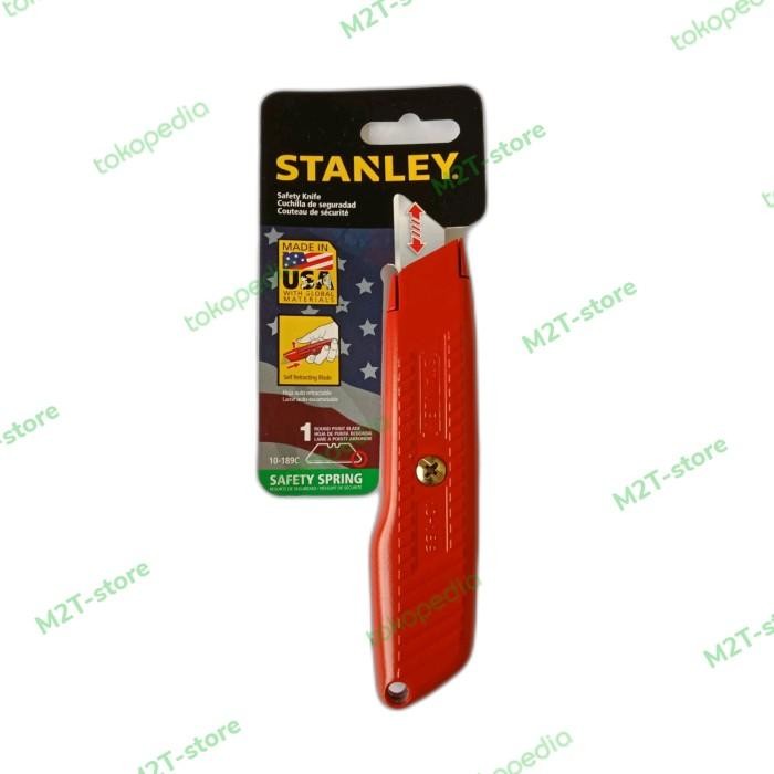 

Pisau Cutter Interlock Self Stanley 10-189C Retracting Utility Knife
