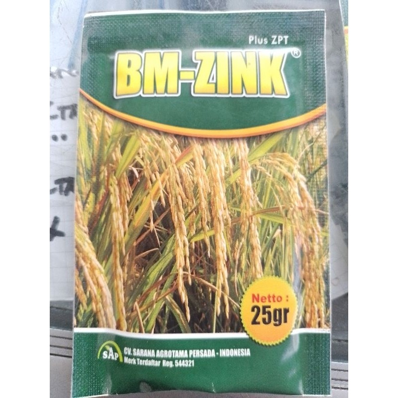 bm zink 25gr nutrisi tanaman
