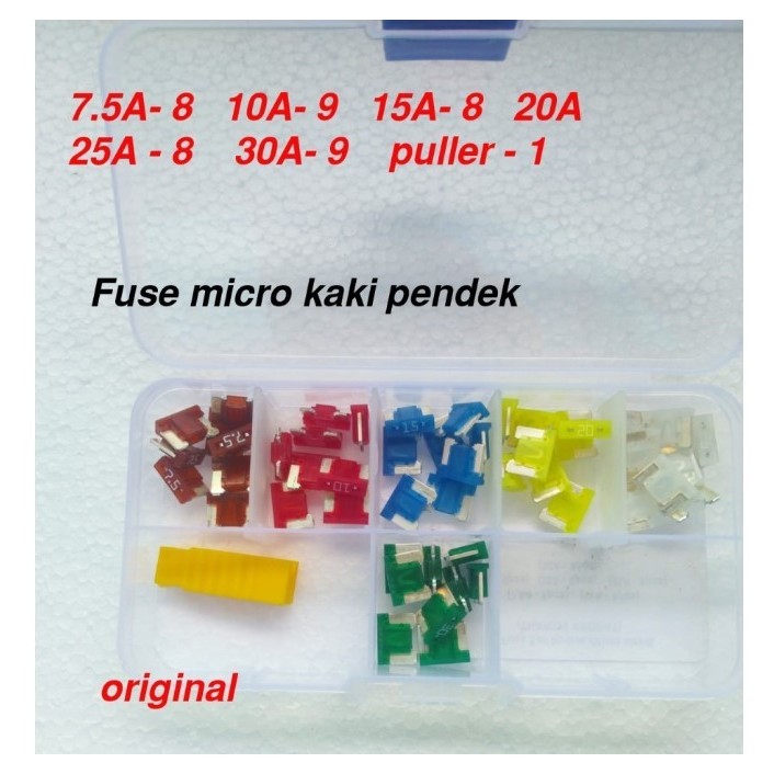 Ready 50 Fuse micro innova avanza kaki pendek sekring mobil original PEC