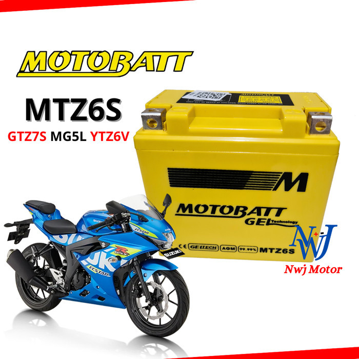 Ready Aki Kering Motor Suzuki GSX R150 GSX S150 MTZ6S MOTOBATT