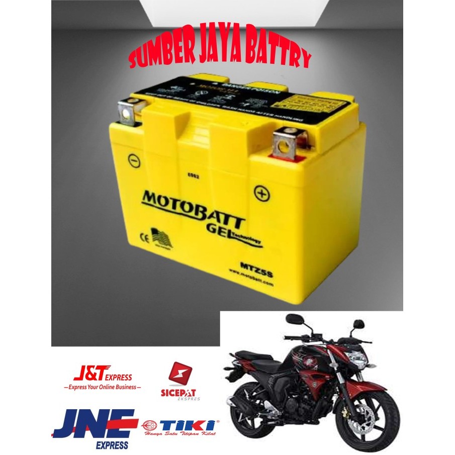 Ready aki motor yamaha xabre byson scorpio new motobatt MTZ5S MF