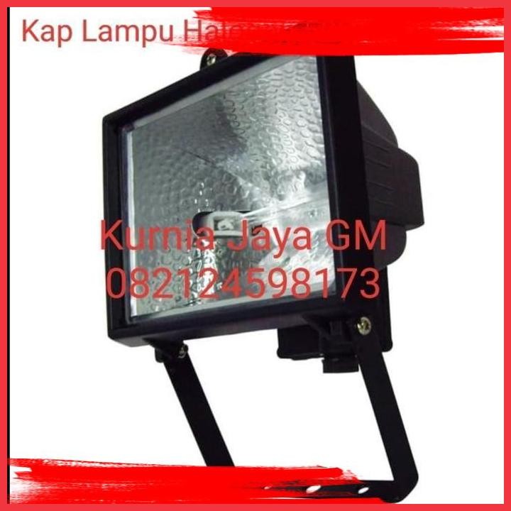 (KJG) KAP LAMPU SOROT HALOGEN 500 WATT / KAP HALOGEN PLUSLINE 500WATT KOSONG