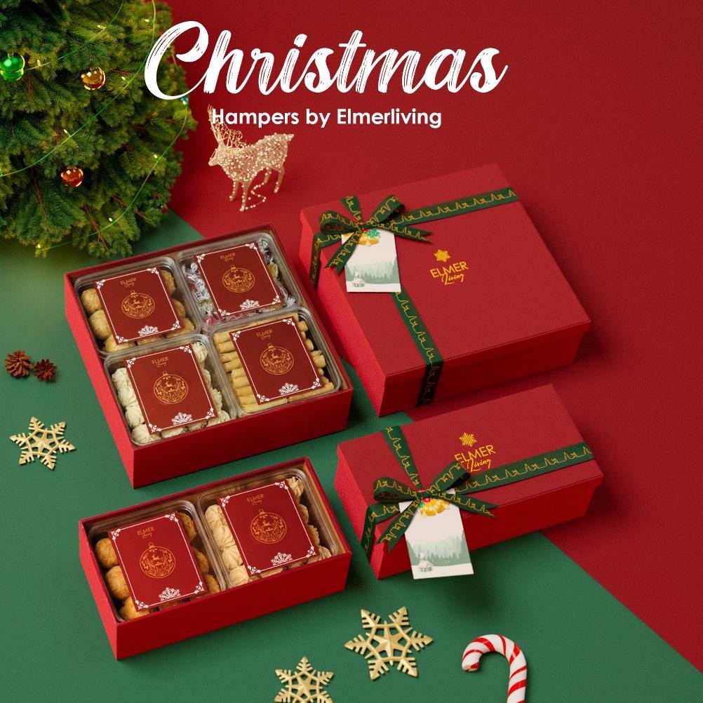 

shu hampers christmas/ kado natal/ parsel natal / hampers kue kering elmer living