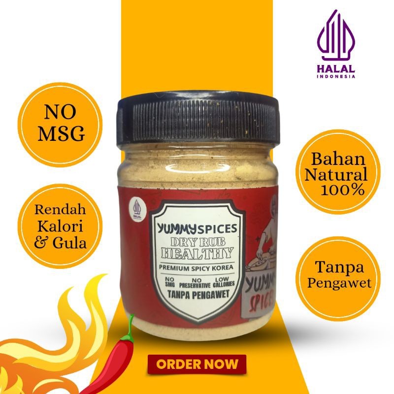 

*Fullbody* Yummy Spices Healthy Dry Rub Bumbu Marinasi Rendah Kal Dan Gula Chilli Korea Garskin Case/Stiker Premium Custom COD
