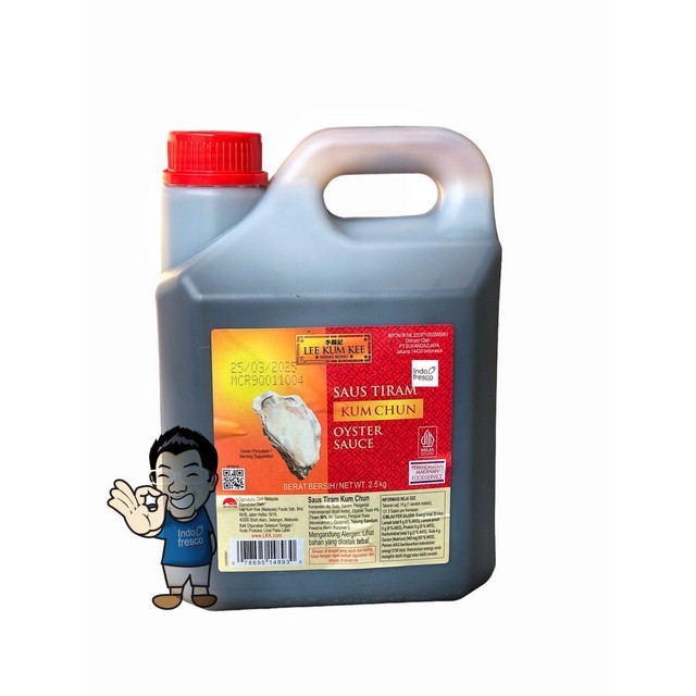

Ina - Lee Kum Kee Oyster Sauce Kum Chun- Saus Tiram Jerigen 2.5 Kg