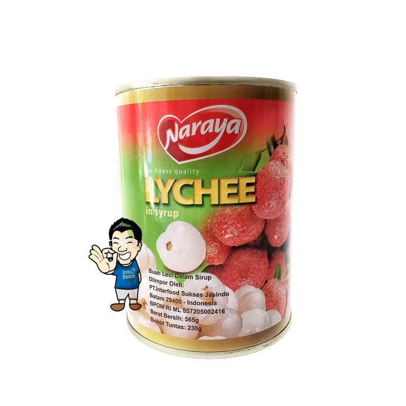 

Ina - Naraya Lychee/ Buah Leci Dalam Sirup- Minuman Kaleng