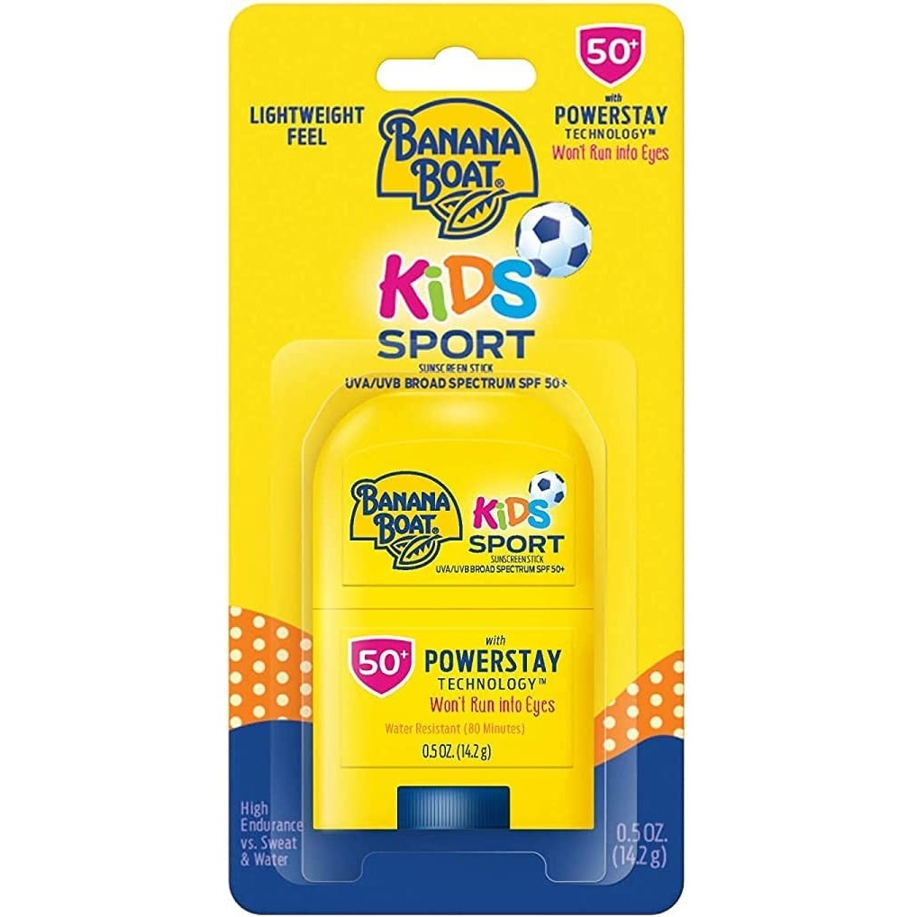 Banana Boat Kids Sport Sunscreen Stick SPF 50+ 0.5 oz Sun Screen Anak