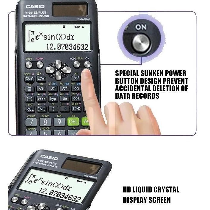 

Ready Sto CodKalkulator Ilah Casio Fx-991Es Plus Scientific 2Nd Edition Calculator 991 Es
