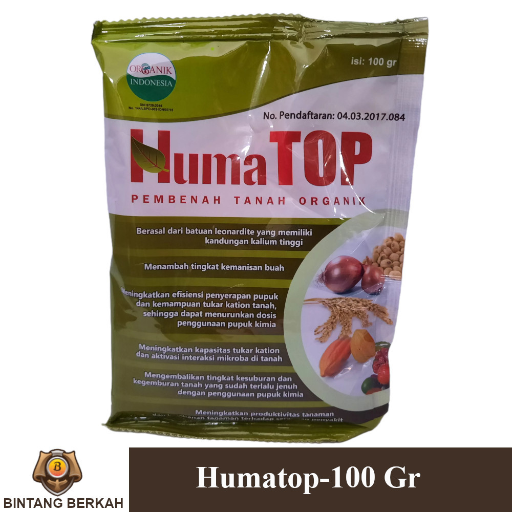 Humatop 100 Gram Asam Humat Pembenah Tanah Pertanian