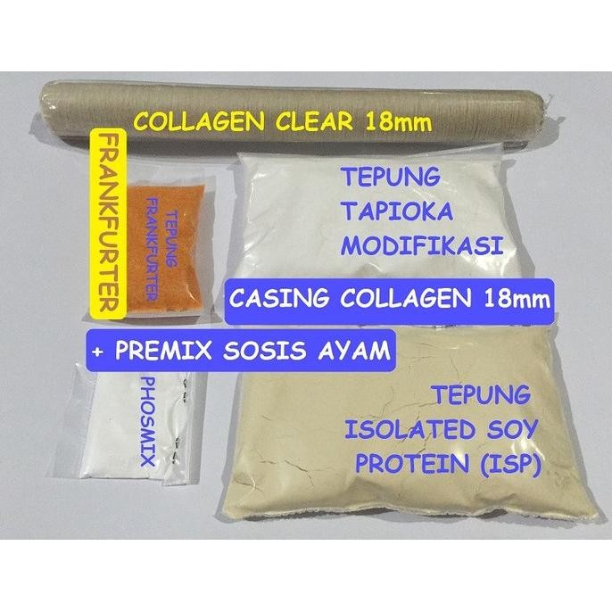 

Casing Sosis Clear dan Tepung Bumbu frankfurter ayam