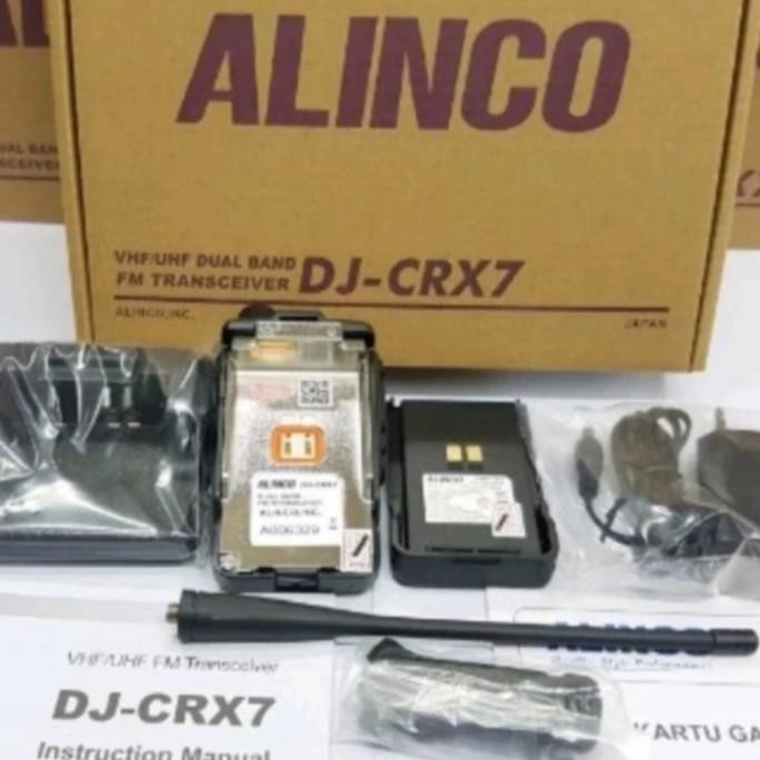 HT ALINCO DJ-CRX7 DUALBAND - HT ALINCO DJ CRX 7 VHF / UHF GARANSI
