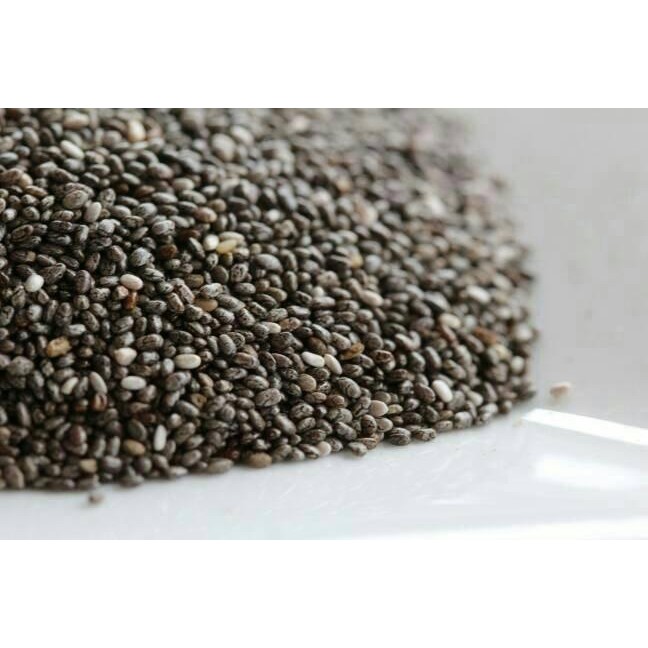 

1000Gr Biji Chia Hitam Organik I Organic Black Chia Seeds