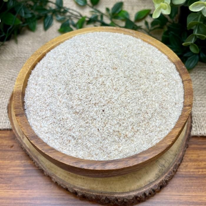 Organic Psyllium Husk 100 Gram Pure / / Psyllium Husk Serbuk Kasar
