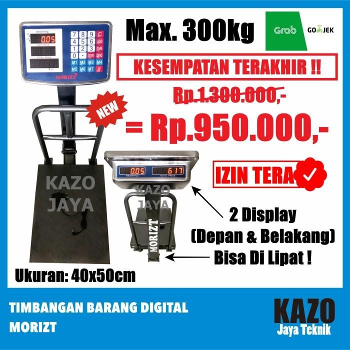 Timbangan Barang Digital 300Kg / Timbangan Duduk / Lantai - Morizt