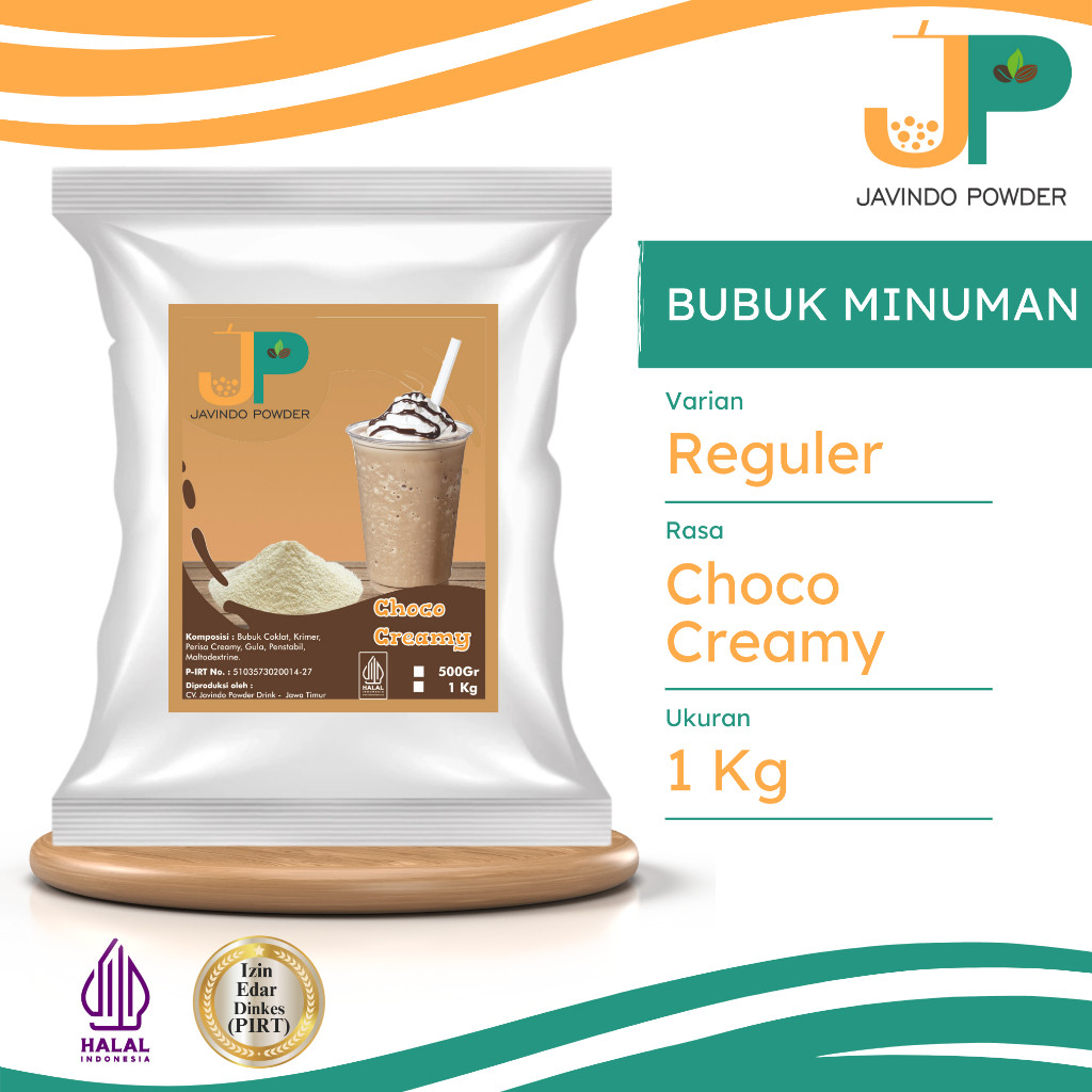 

JAVINDO Bubuk Minuman Reguler Rasa Choco Creamy / Cokelat Creamy 1 Kg Javindo Powder