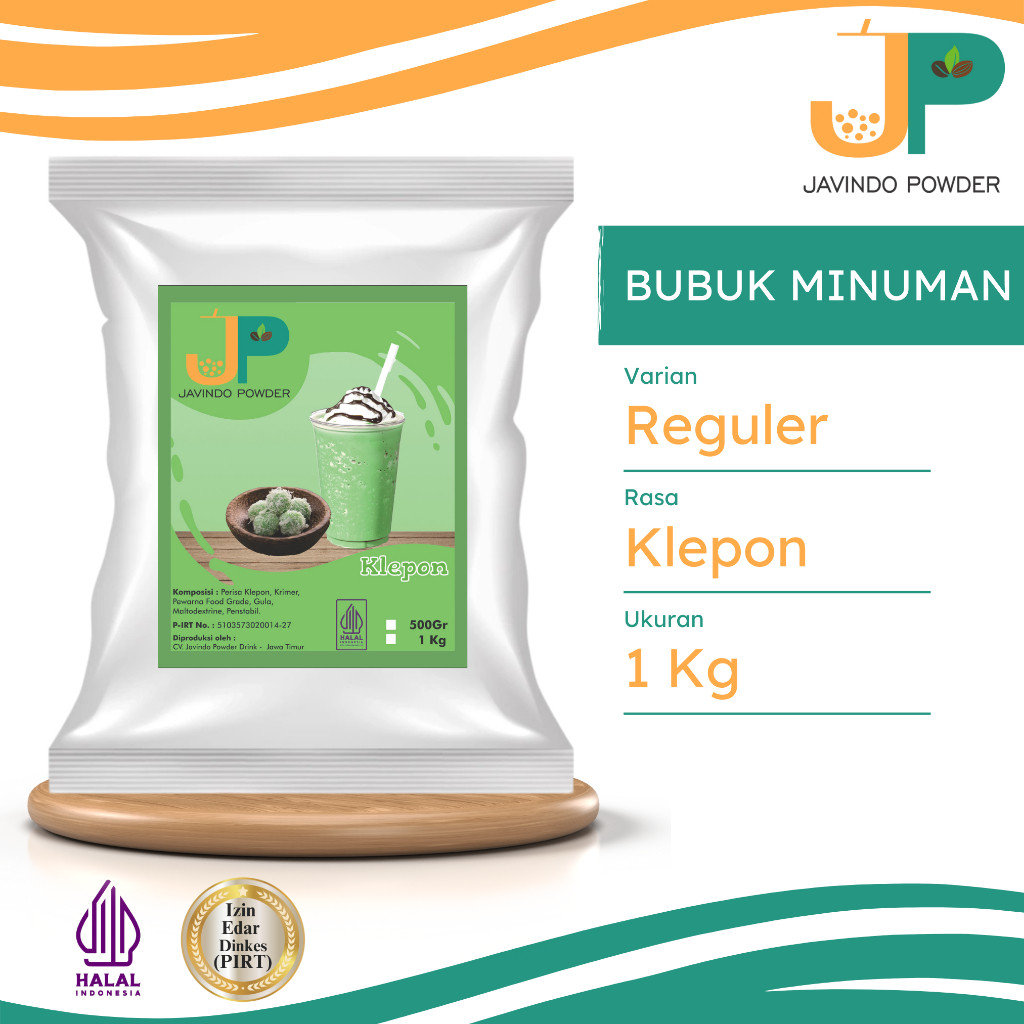 

JAVINDO Bubuk Minuman Reguler Rasa Klepon 1 Kg Javindo Powder