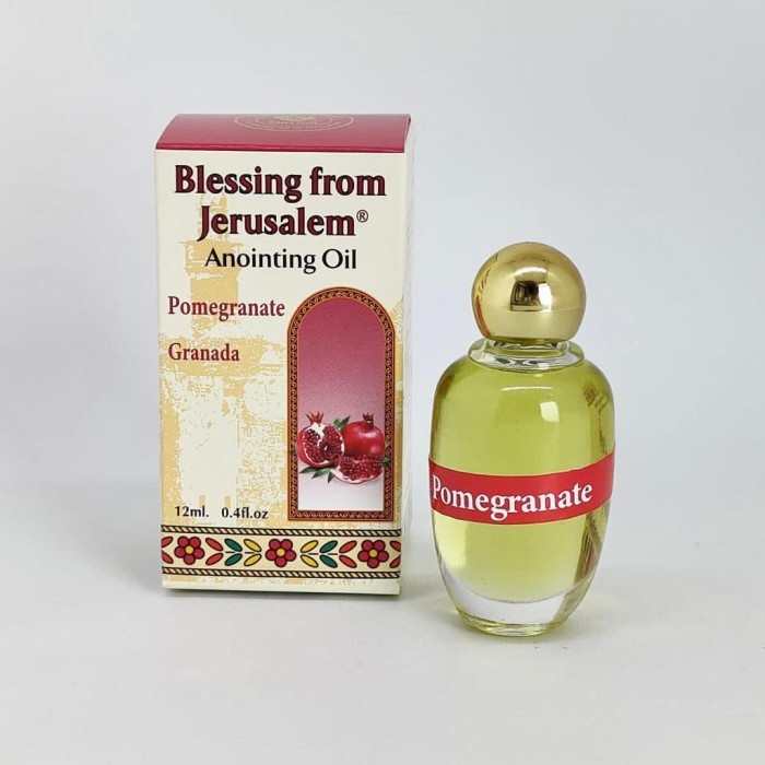 Miwnyak Urapan POMEGRANATE Anointing Oil by Ein Gedi, Israel.