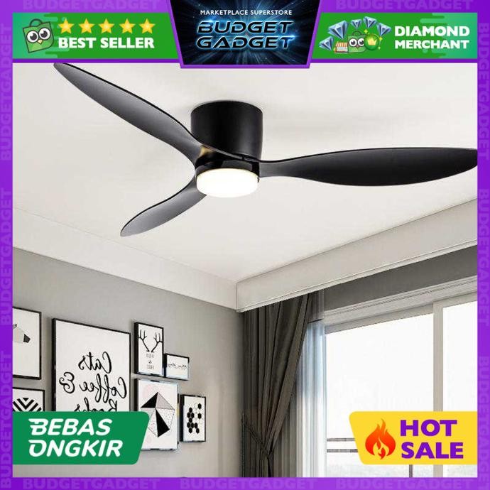 SOVE Kipas Angin Gantung Lampu Tri Color Ceiling Fan - YN-45