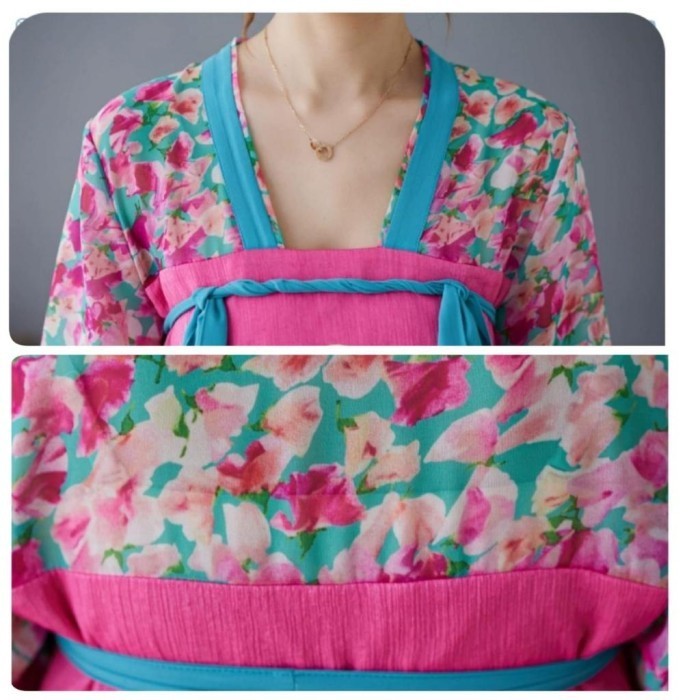 Lellay - Maxi Long Dress Tradisional China Hanfu Traditional Chinese Baju Terusan Imlek Photoshoot