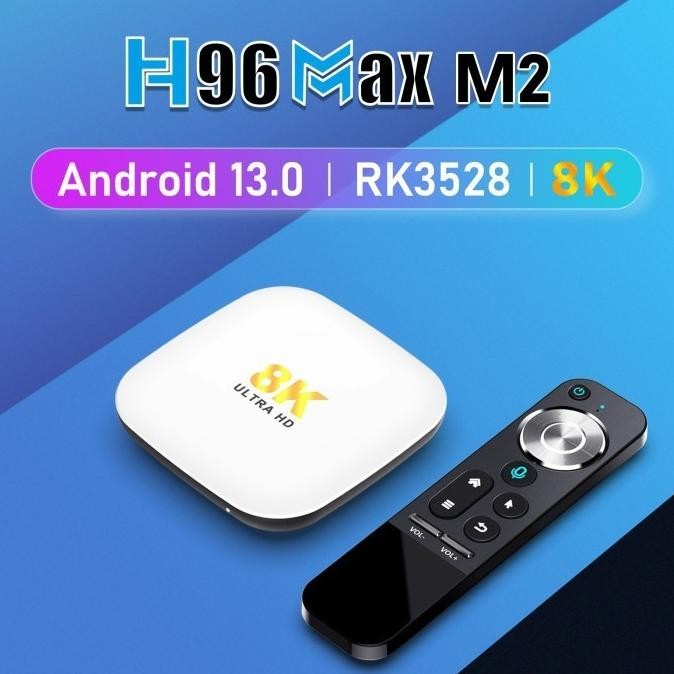 Android Tv Box H96 MAX M2 RK3528 4GB/64GB Android 13 Remote Voice 8K