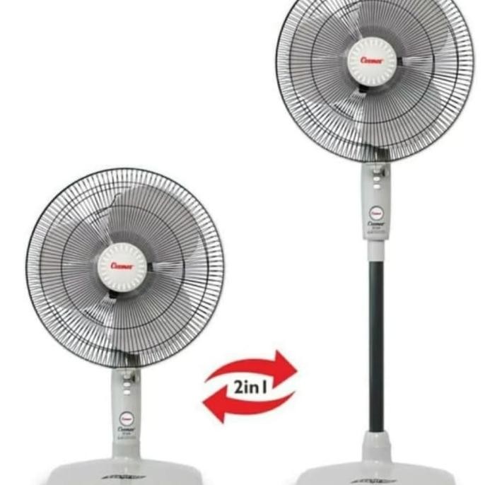 COSMOS : KIPAS ANGIN STAND FAN 2in1 COSMOS TWINO SN