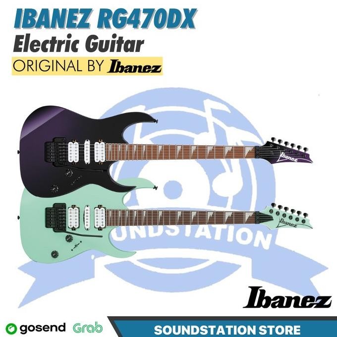 ready ibanez rg470dx electric guitar - gitar elektrik