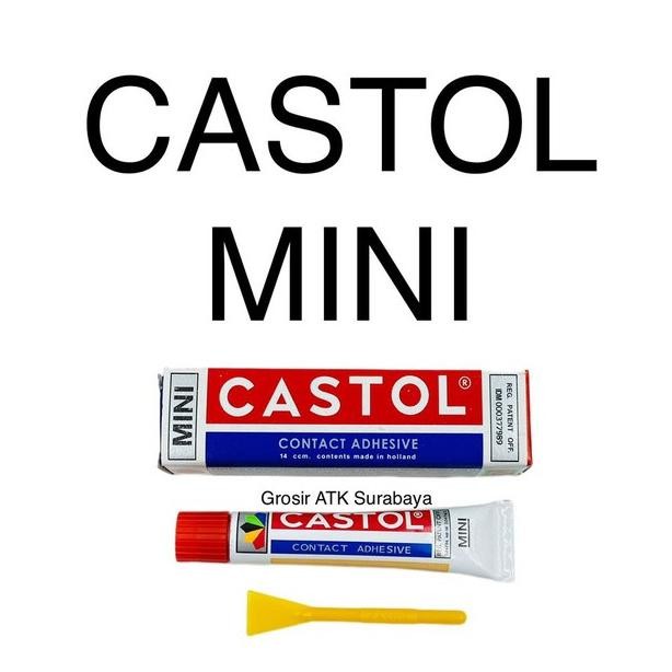 

Viral ( Staworld / Dapat 1 Lem ) Lem Glue Cair Castol Mini 14Cc / 14Ccm Asli